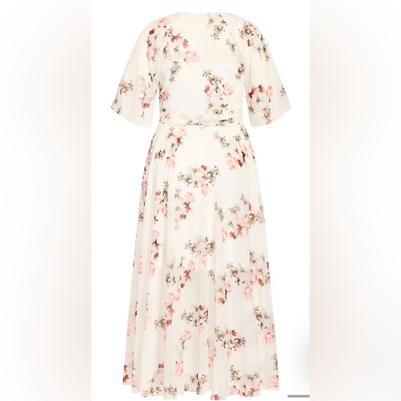 City Chic Lotus Wrap Maxi Dress - Picture 4 of 4